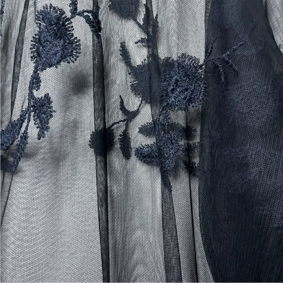 Zara Woman Long Floral Embroidered Cardigan - Picture 9 of 12